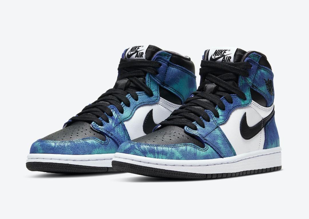 Air Jordan 1 Tie Dye, Men's Fashion, Footwear, Sneakers on Carousell