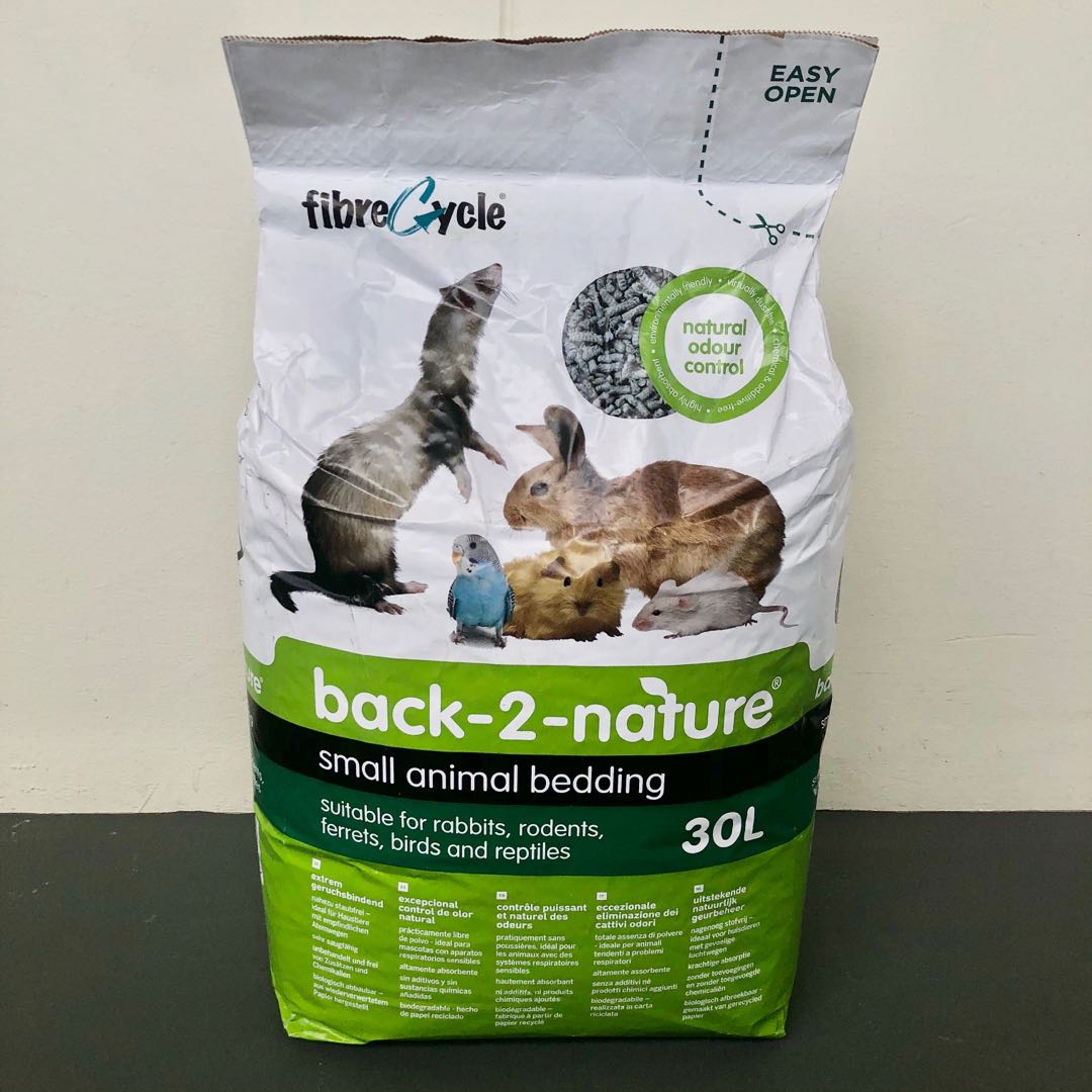 Animal Bedding (Fibre Cycle Back2Nature) 30L, Pet Supplies, Homes