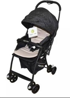 apruva folding deluxe baby stroller