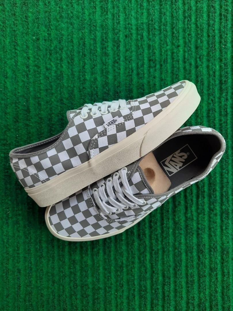 Vans Authentic Checkarboard (Pewter 
