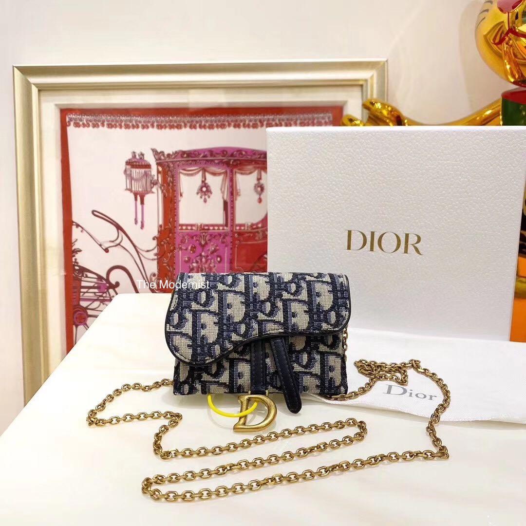 Sell Christian Dior Miss Dior Promenade Wallet on Chain  Black   HuntStreetcom