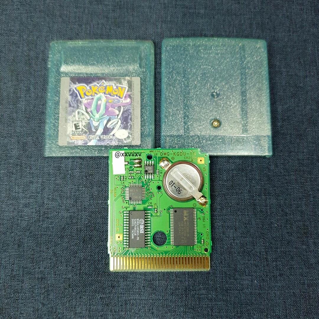 Authentic Pokemon Crystal Version Nintendo Game Boy Color Pokemon Crystal Gameboy Colour Gba Toys Games Video Gaming Video Games On Carousell