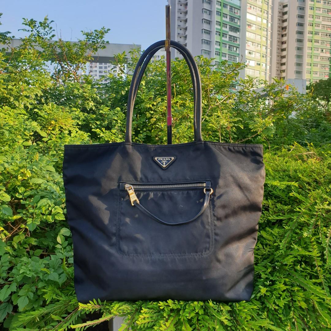 prada nylon tote bag price
