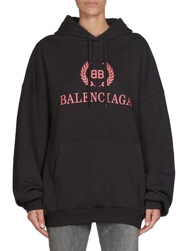 Balenciaga crest hoodie new arrivals