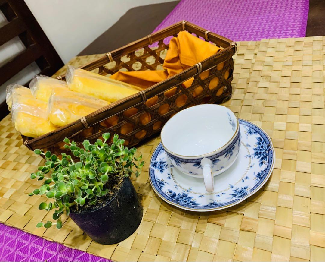 Bamboo Bread Basket (Category: Laundry Baskets) located in San Fernando. Submitted by km_koleksyon (Listing ID 1026732121, Image 3). Description: Are you a bread lover? Biting into a piece of warm bread is one of life’s simplest joys. And this bamboo bread basket makes it easy to experience bliss every single day. Grab yours now. 2 for Php 99.00 We only have limited stocks. #supportLocal #KMKoleksyon #basketsstorageandorganizer @ San Fernando, Pa