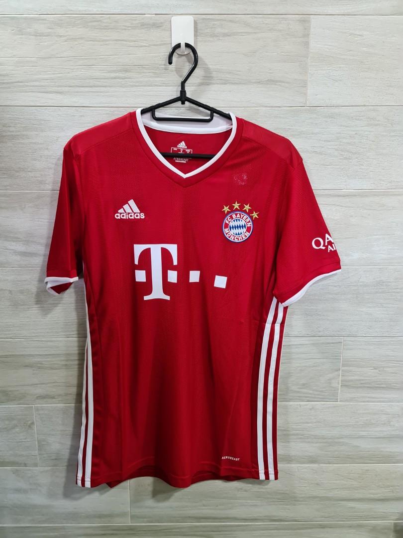 Bayern Munich Home 2020 21 Jersey Sports Sports Apparel On Carousell