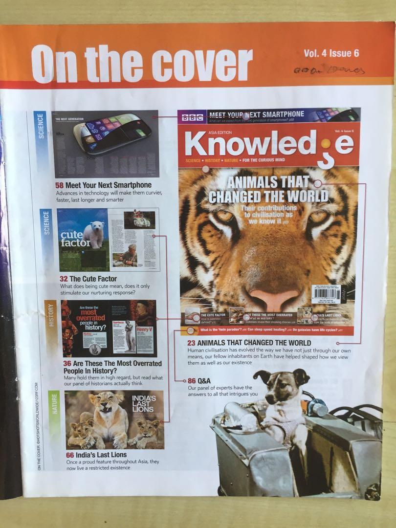 Bbc Knowledge Science Magazine Books Stationery Magazines Others On Carousell