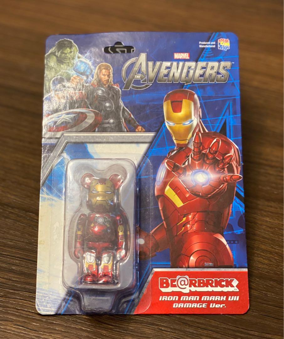 納得できる割引 BE@RBRICK IRON MAN MARK VII DAMAGE - フィギュア