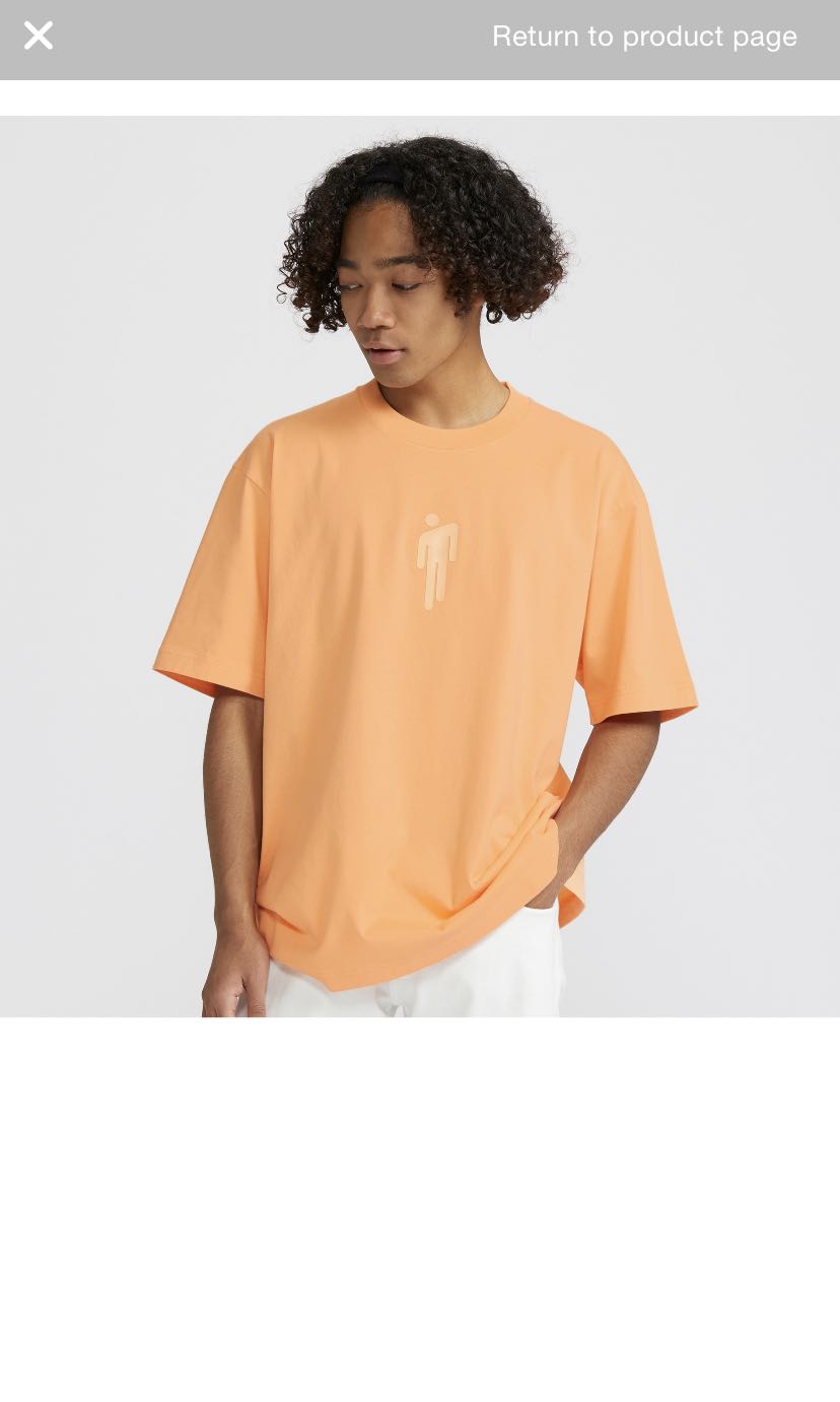 Orange billie eilish shirt