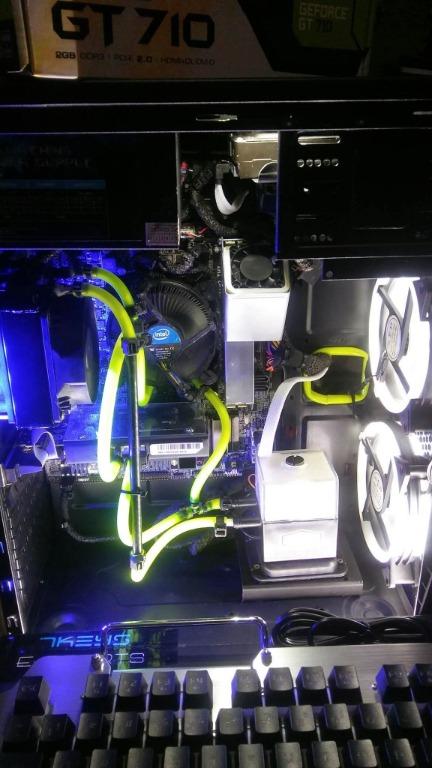 budget water cooled pc
