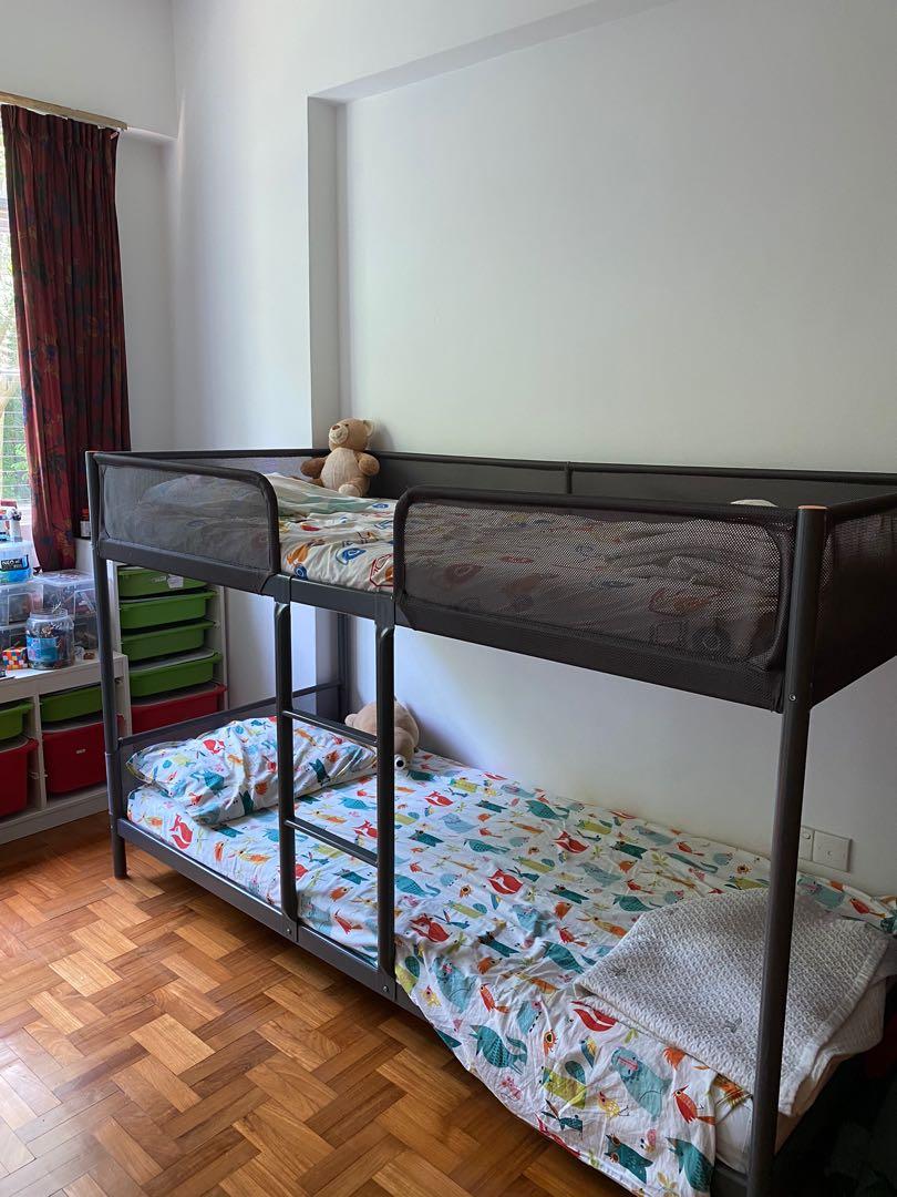 Ikea Bunk Bed With Two Mattress Furniture Beds Mattresses On Carousell