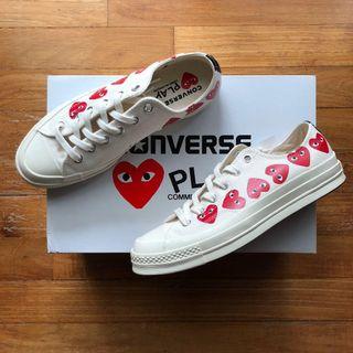 cdg converse multi hearts