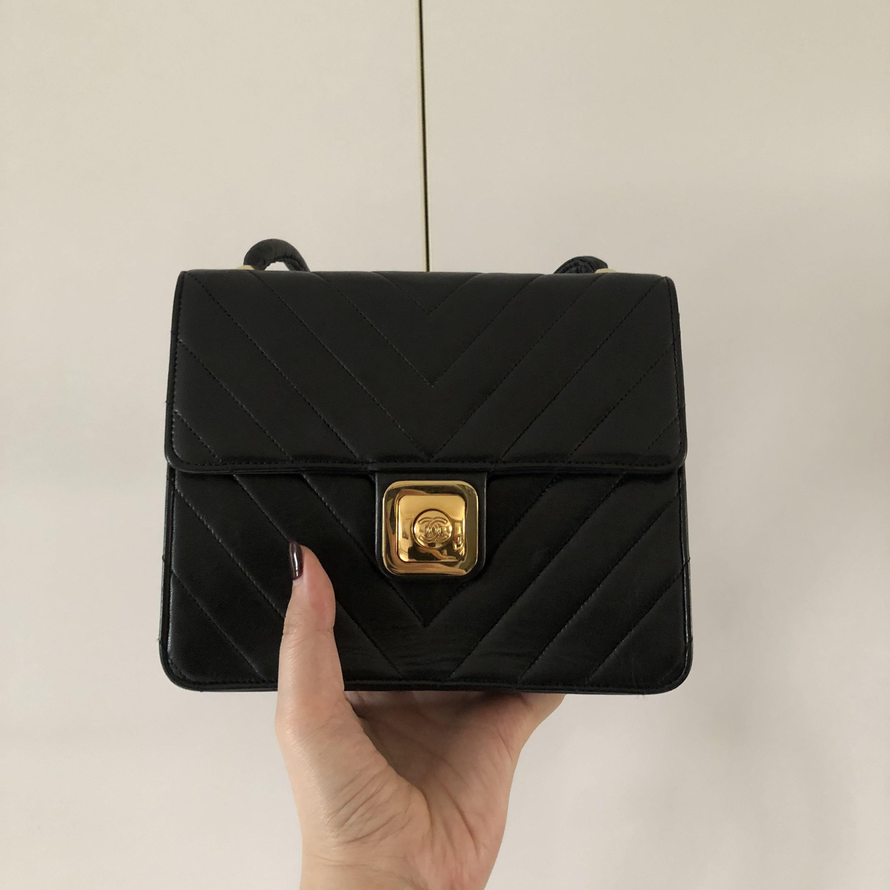 Chanel vintage sling bag, Luxury, Bags & Wallets on Carousell