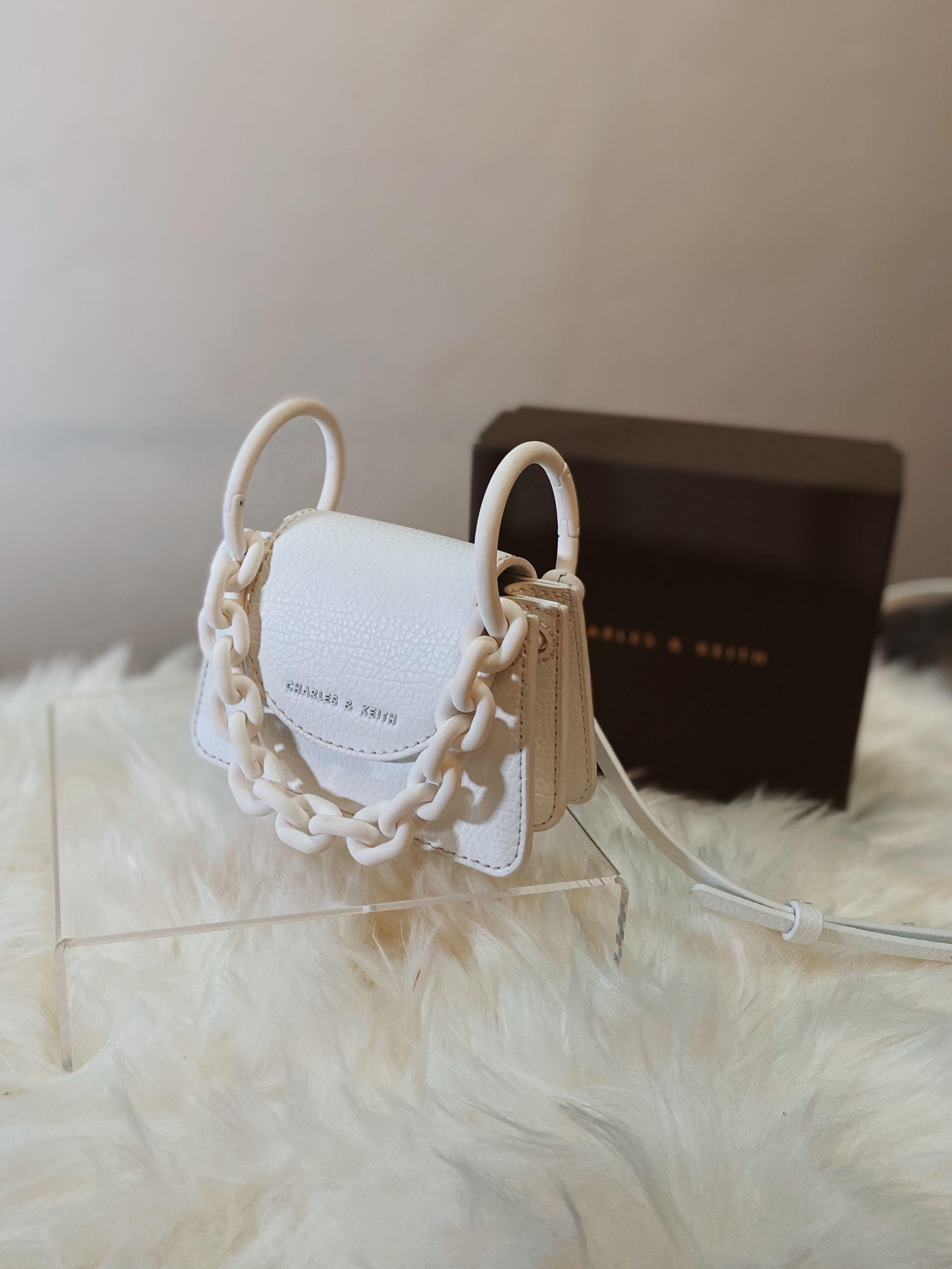 charles and keith chunky chain handle mini bag