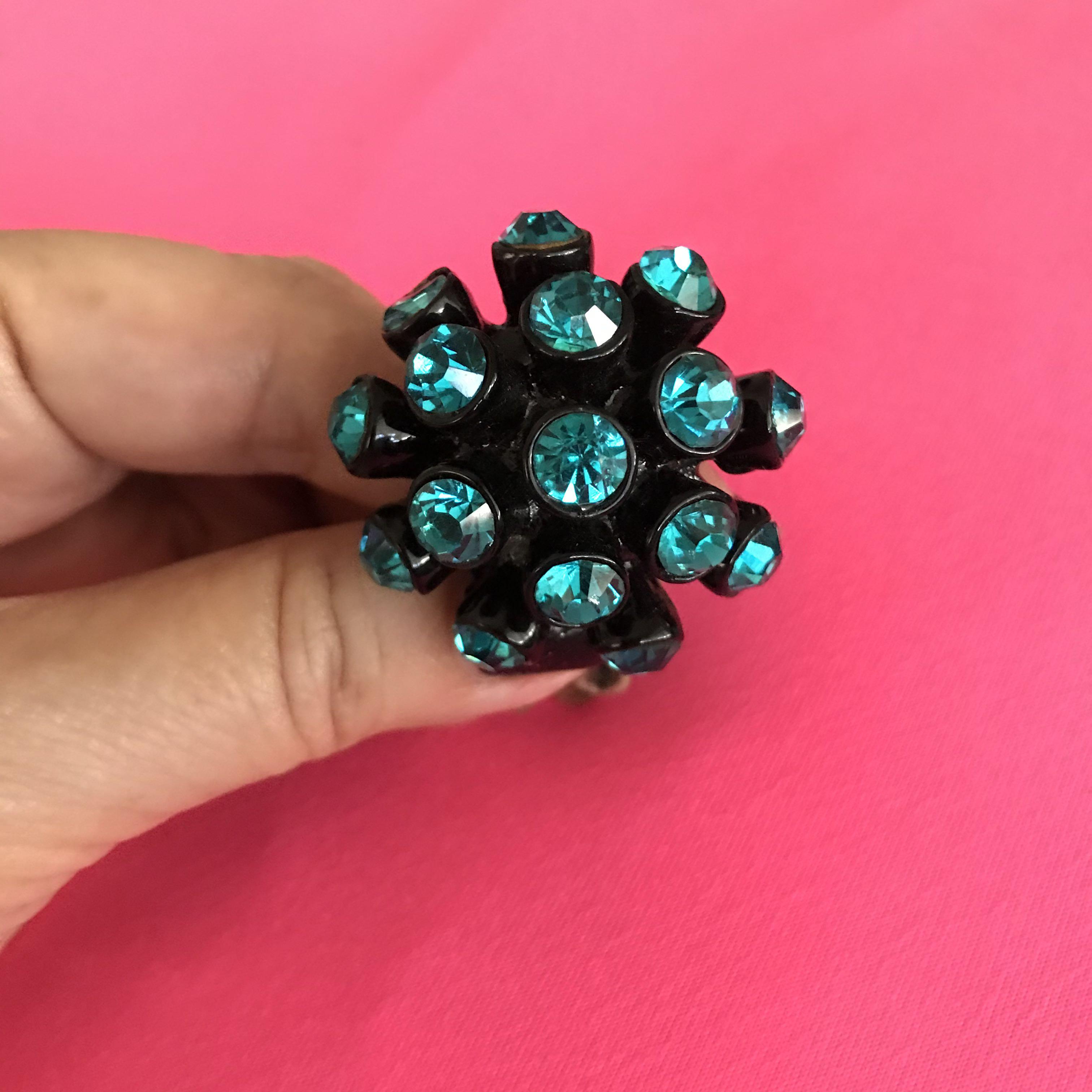 Chunky crystal Ring