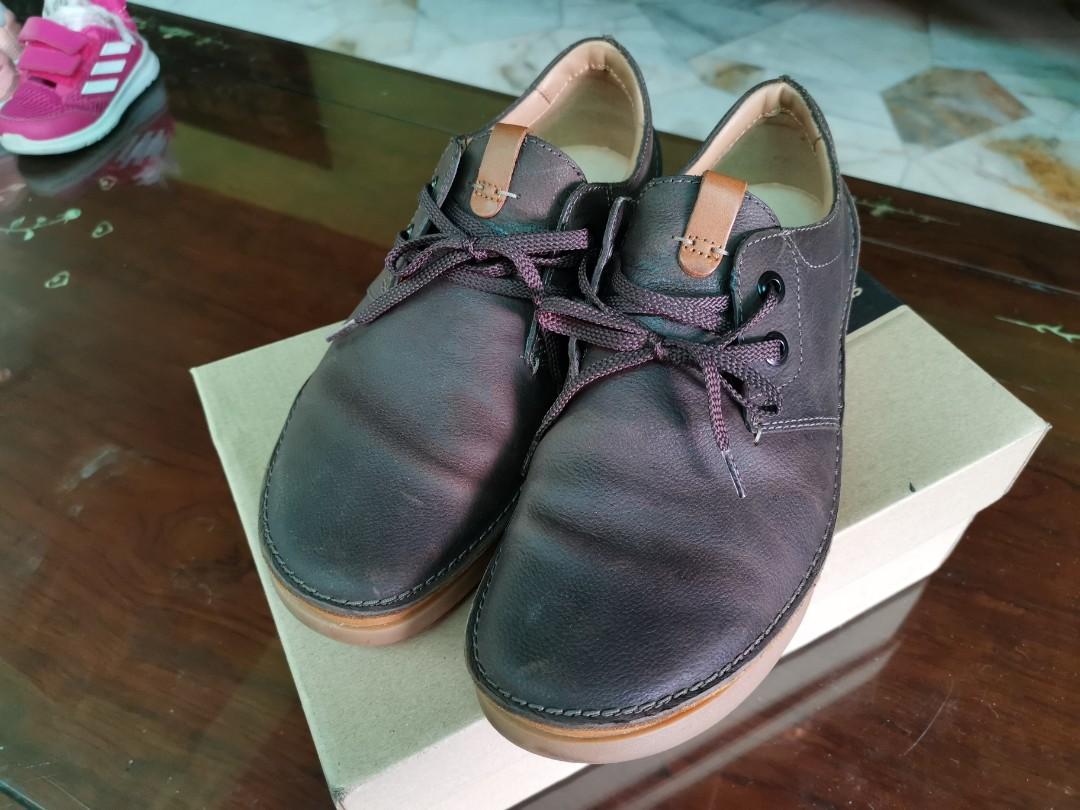 Clarks Oakland Lace Dark Brown Leather
