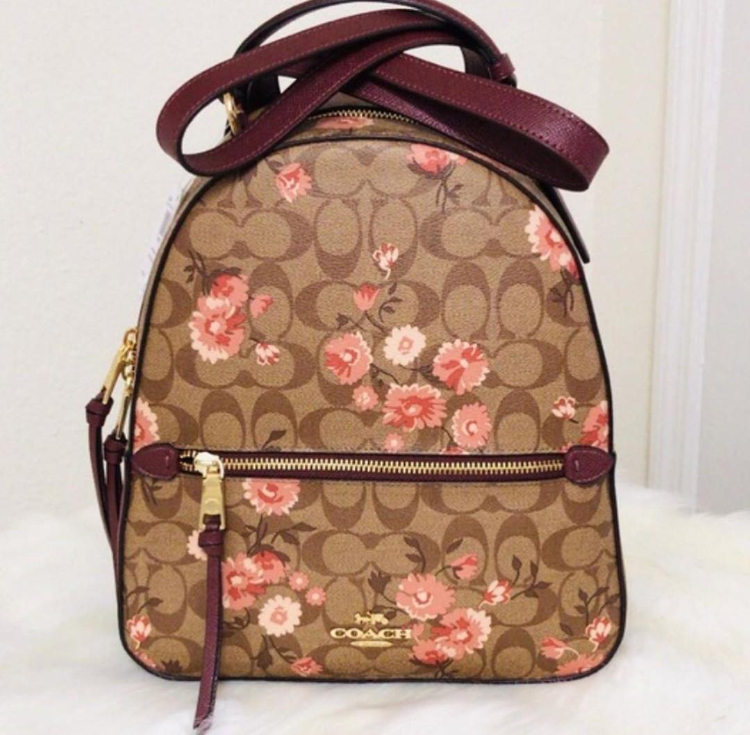 coach jordyn backpack floral