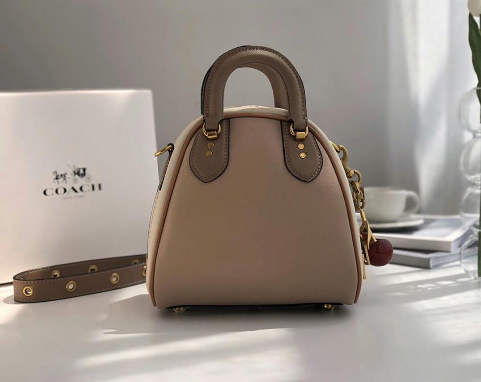 COACH MARLEIGH SATCHEL 20 COLORBLOCK BEECHWOOD