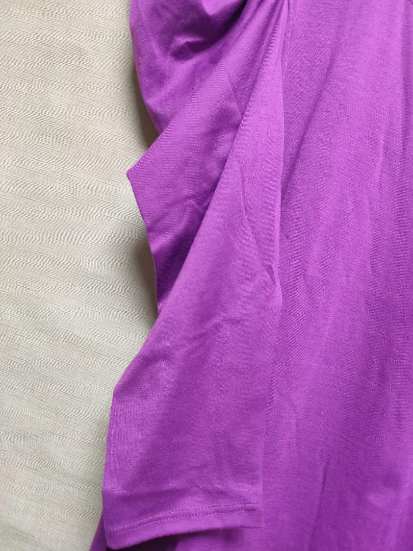 Crumpled Shoulder Purple Dress (Category: Dresses) located in Manila. Submitted by munchkin_14 (Listing ID 1026524691, Image 3). Description: Used Once No any flaws/damage.