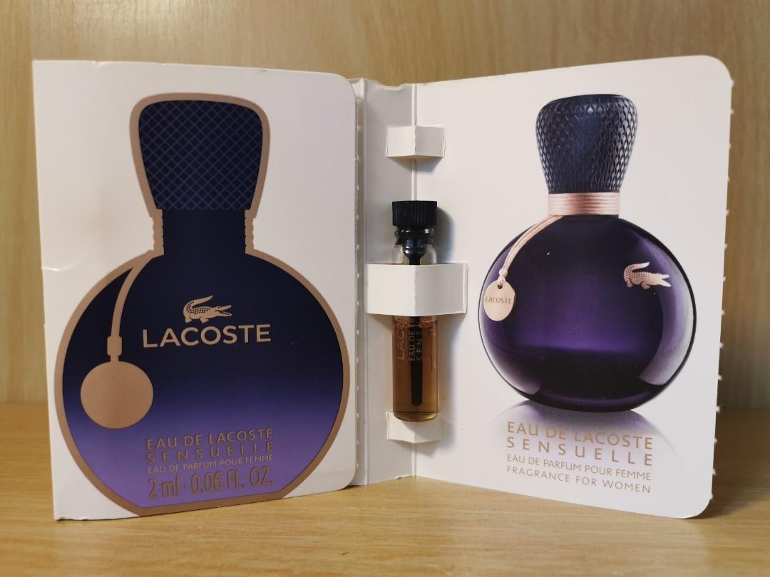 Borgmester Udgravning våben Eau de Lacoste Sensuelle_Women Mini Perfume, Health & Beauty, Perfumes,  Nail Care, & Others on Carousell