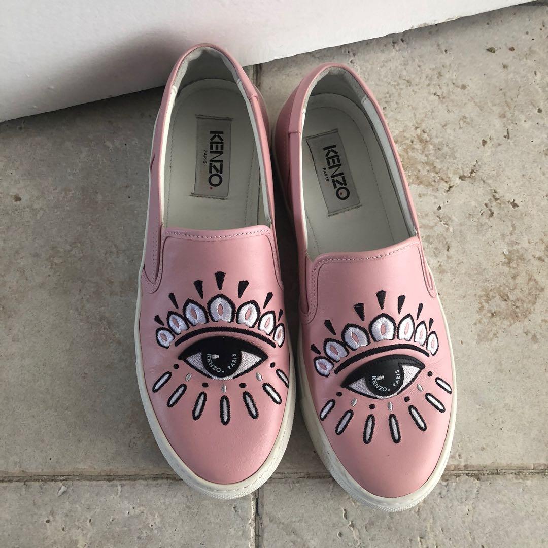 EXCELLENT CONDITION KENZO EYE SHOES IN PINK