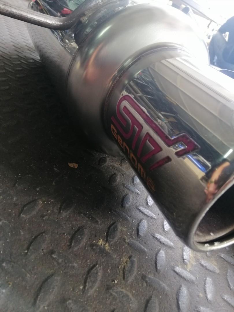Sti outlet genome exhaust