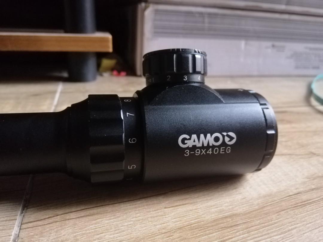 Airsoft Scope 3-9X40 EG riflescope, Sports, Airsoft on Carousell