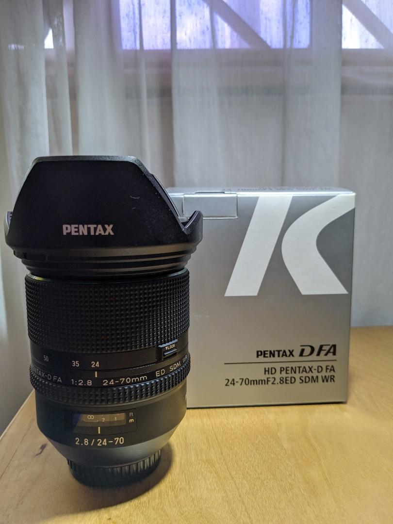 Hd Pentax D Fa 24 70mm F2 8ed Sdm Wr Photography Lenses On Carousell