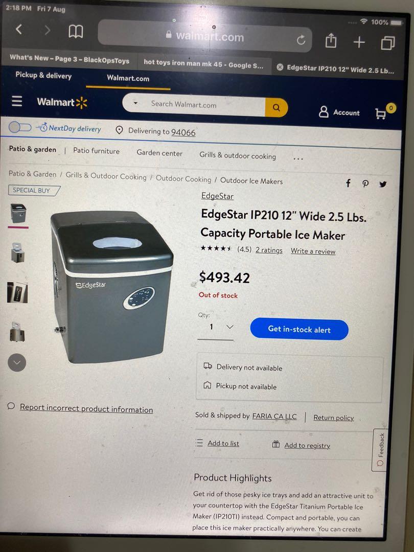 Ice maker Edgestar., TV & Home Appliances, Kitchen Appliances, Coffee