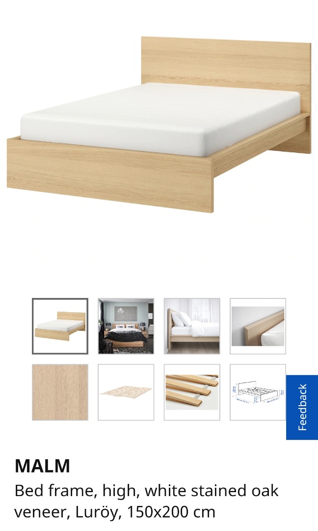 Ikea Bed Frame Malm Queen Lightly Used Furniture Beds Mattresses On Carou - Ikea Bed Slats Queen Malm Ikea Bed Frame Malm Queen Lightly Used Furniture Beds Mattresses On Carou - Ikea Bed Slats Queen Malm