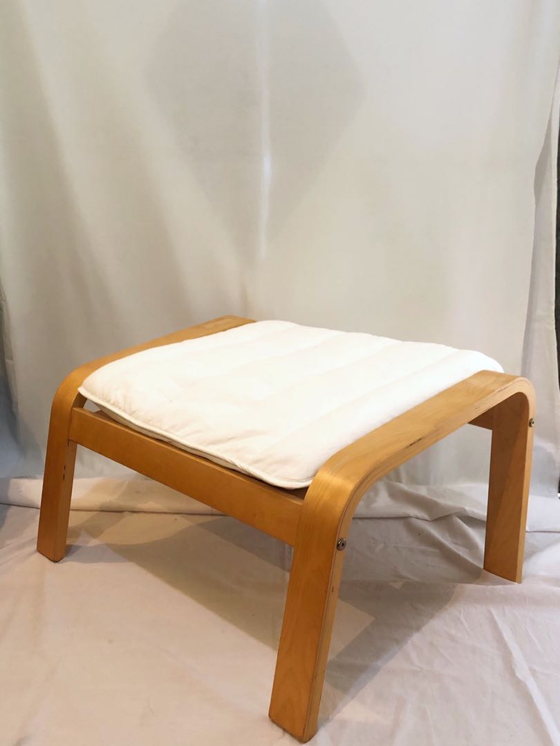 Ikea Poang Ottoman Chair Home Furniture Home Tools And Accessories On Carousell