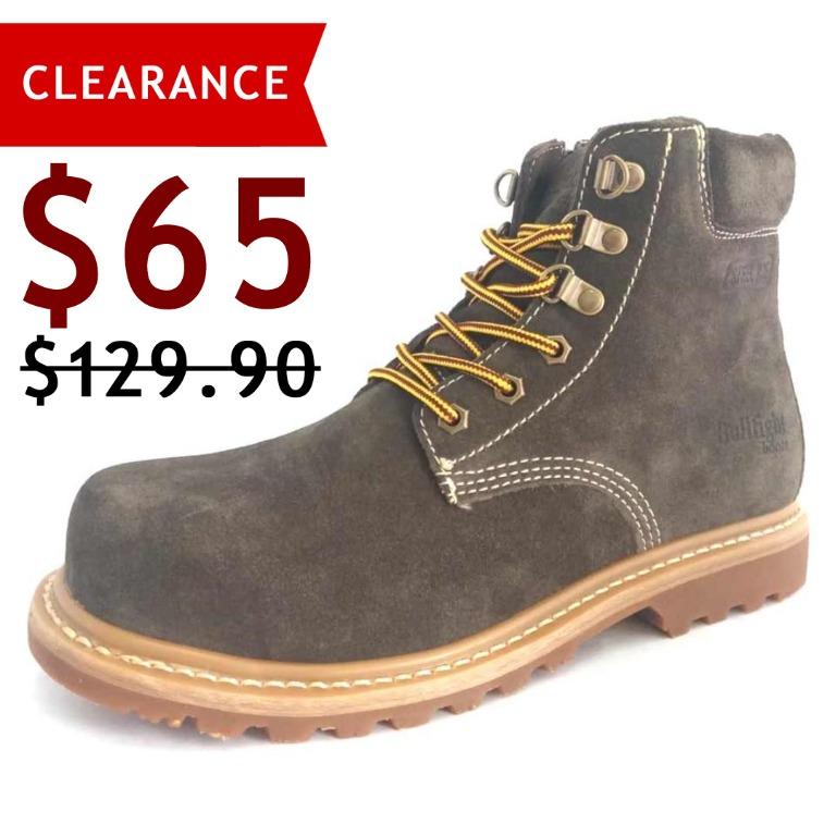 clearance steel toe boots