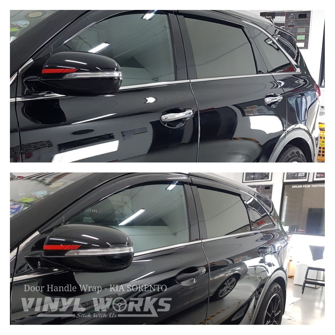Kia Sorento Door Handle Wrap Car Accessories Accessories On Carousell