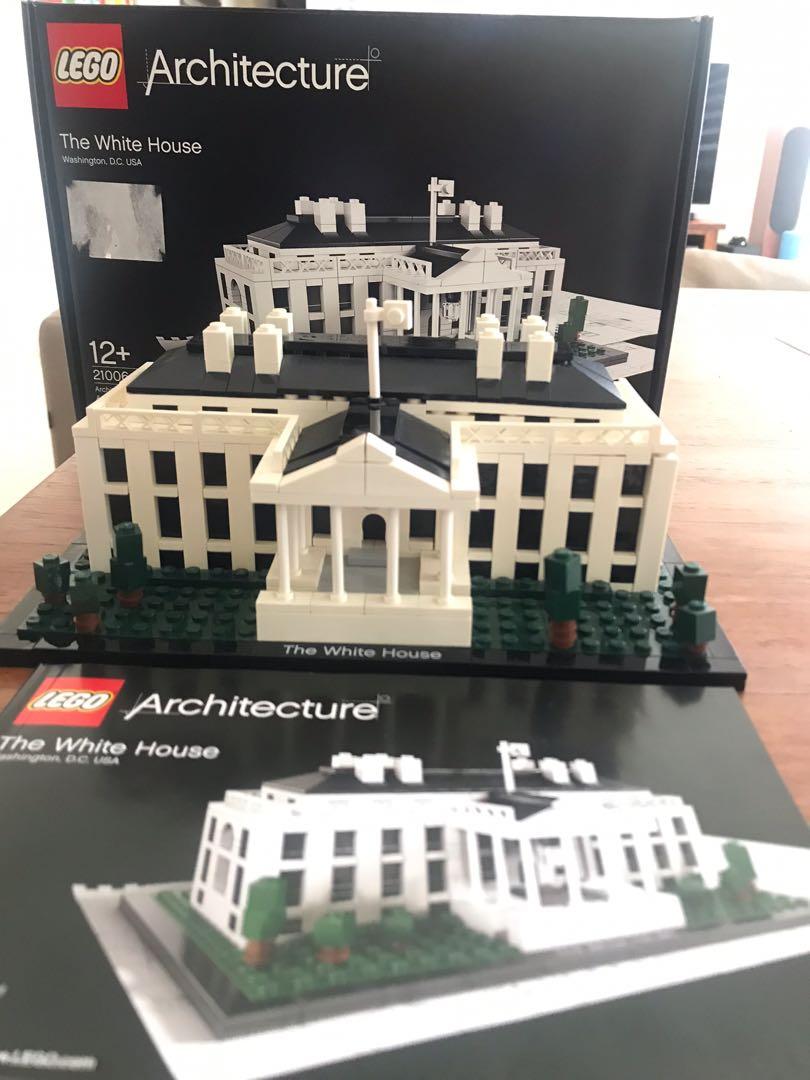 lego 21006 architecture the white house set