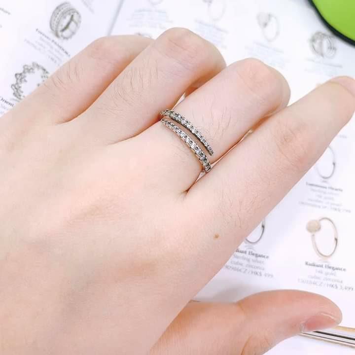 Pandora lines 2025 of sparkle ring