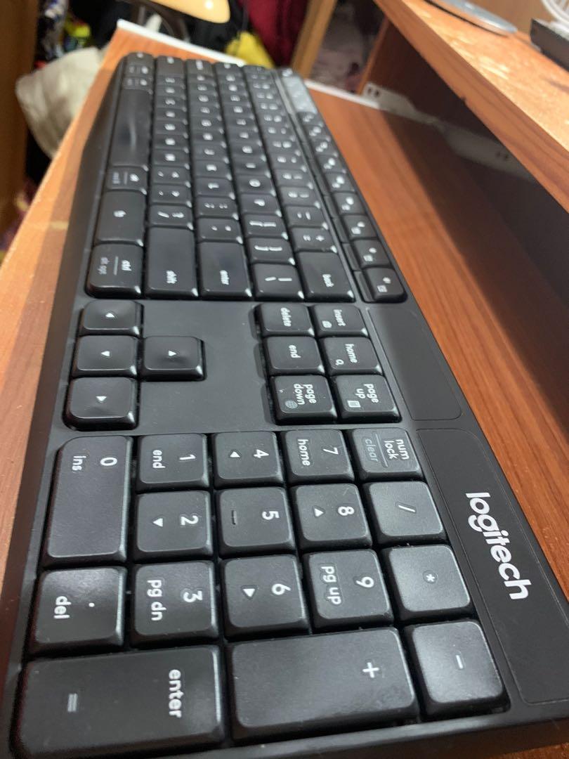 Logitech Bluetooth Keyboard Can Connect 3 Gadgets Electronics Computer Parts Accessories On Carousell