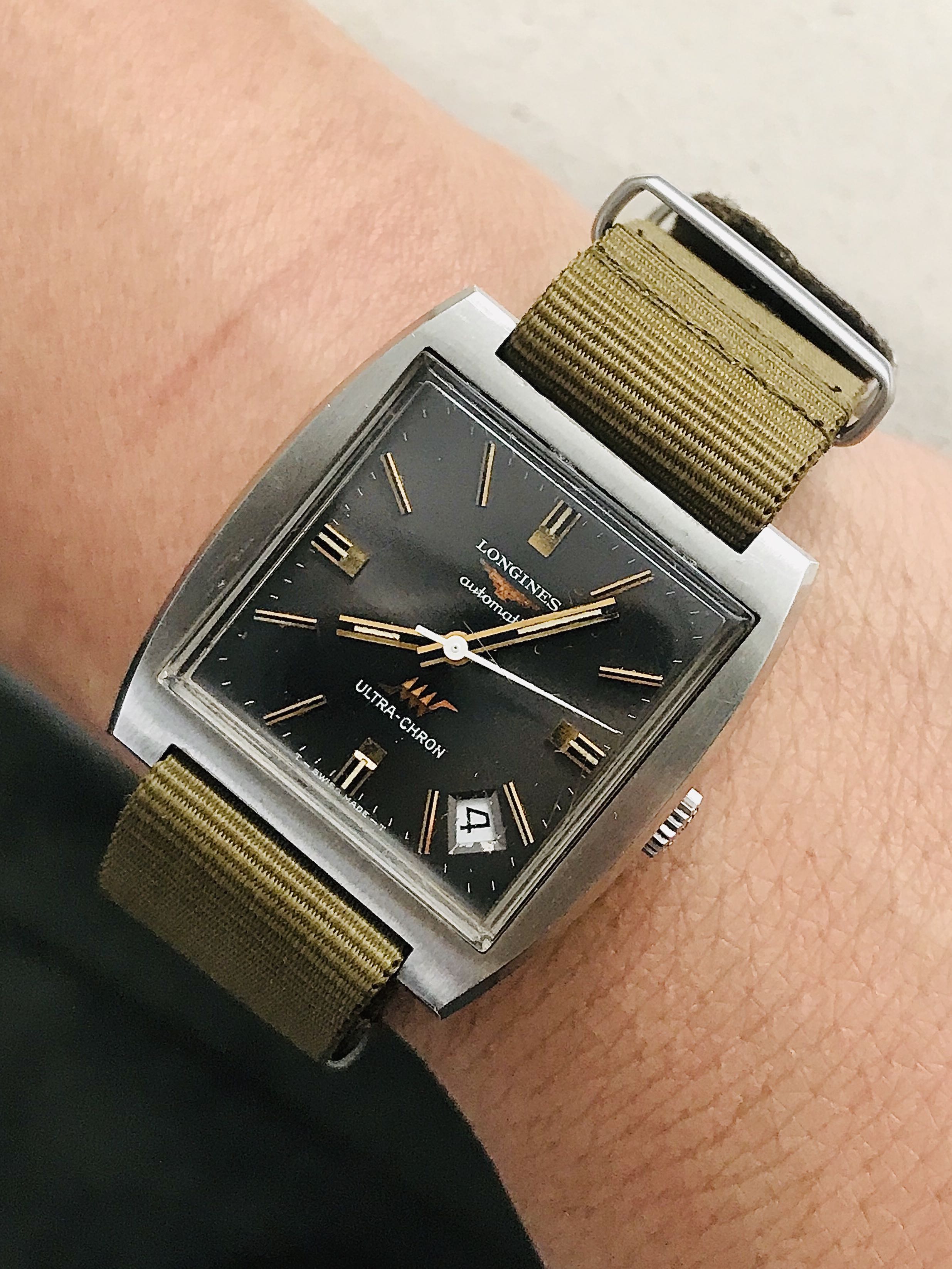 Longines Ultra Chron square Full Overhauled Service all
