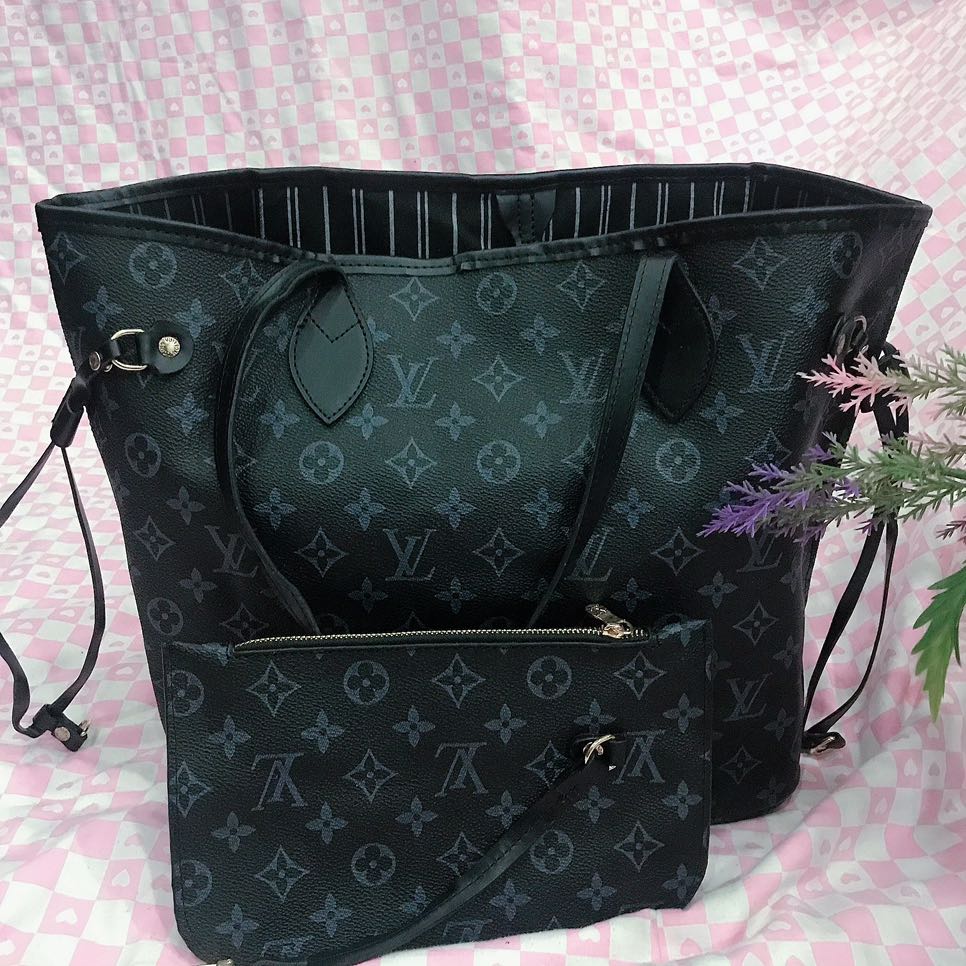 black and grey neverfull