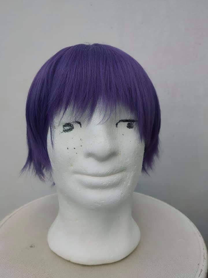 Purple wig male store
