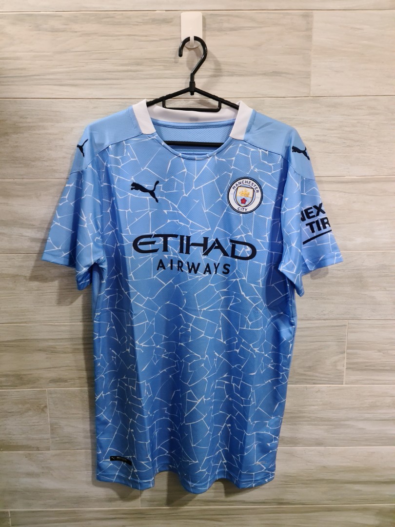 Mancity Home 2020 21 Jersey Sports Sports Apparel On Carousell