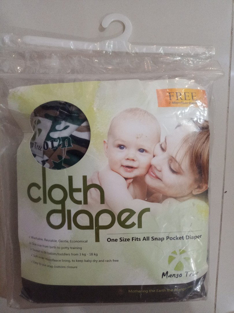Mango Tree Cloth Diaper, Babies & Kids, Bathing & Changing, Diapers