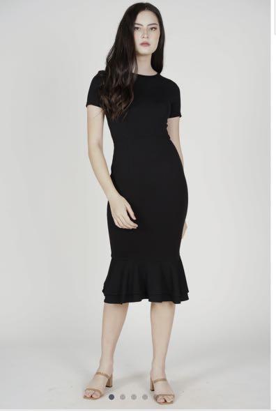 knee length dresses for ladies AURELIA Beaded Tulle Mermaid Dress - Stunning Elegance