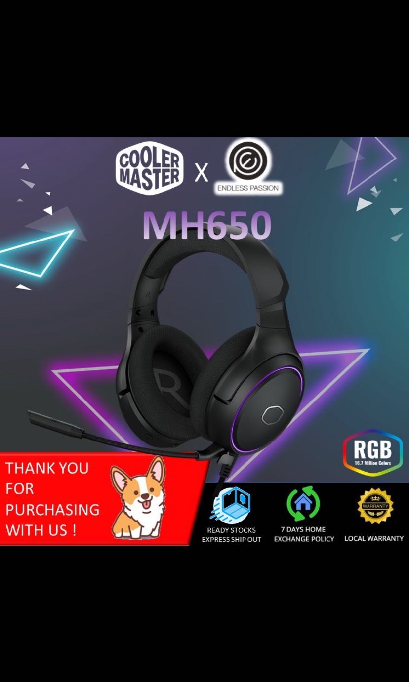 cooler master 650 headset