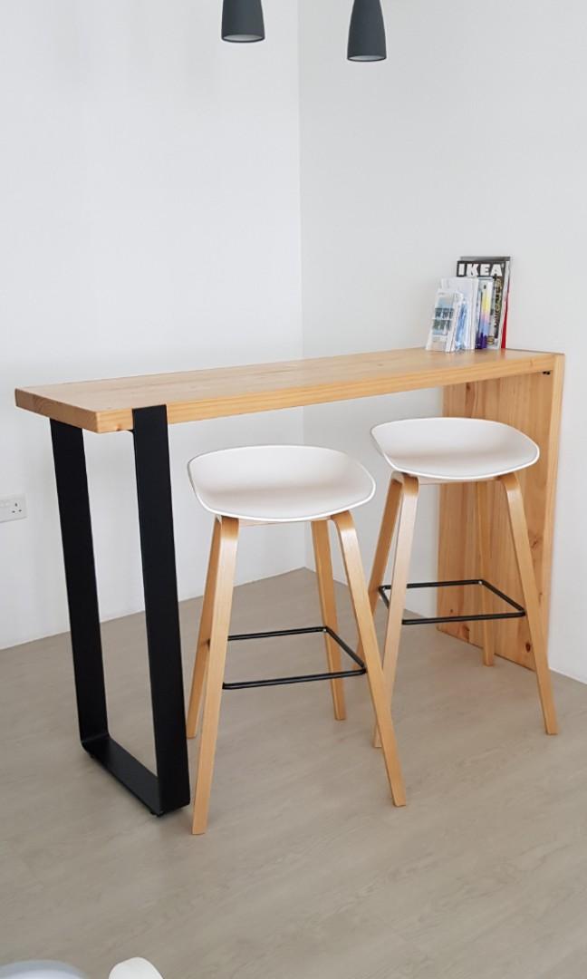 Modern Bar Table High Chairs Furniture Tables Chairs On Carousell