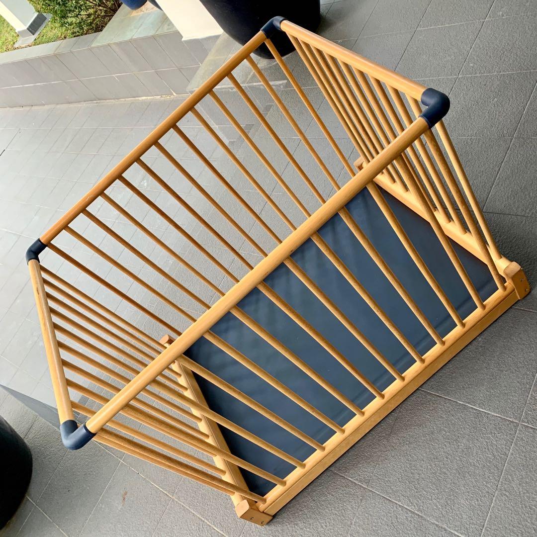 MOTHERCARE Wooden Playpen Babies Kids Infant Playtime on Carousell
