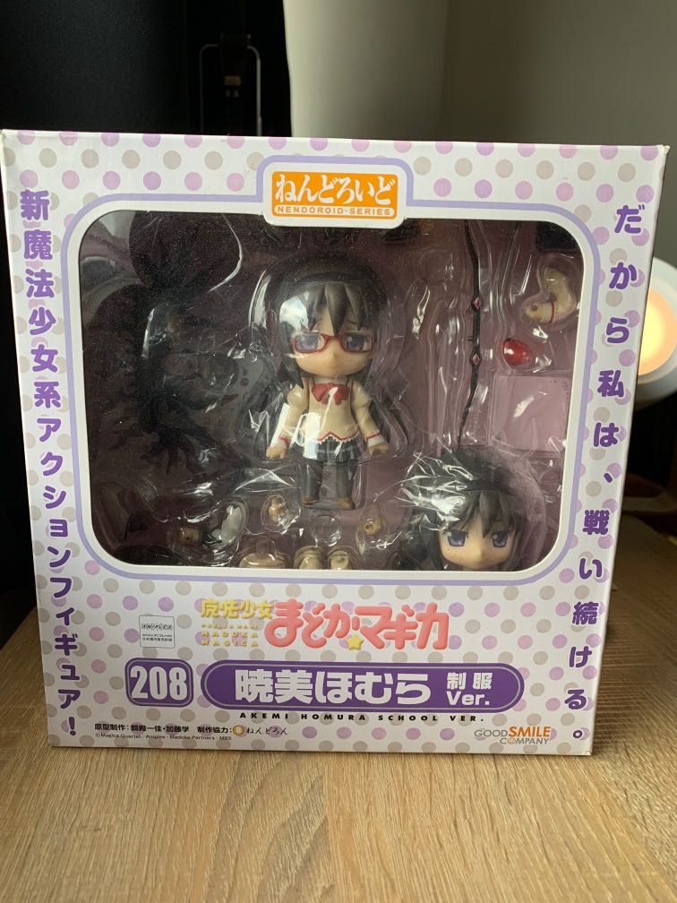 Nendoroid Homura Akemi From Puella Magi Madoka Magica Hobbies Toys Toys Games On Carousell Homura akemi (暁美 ほむら, akemi homura ) is a main character in the main series, and the leading protagonist in wraith arc and rebellion. nendoroid homura akemi from puella magi madoka magica