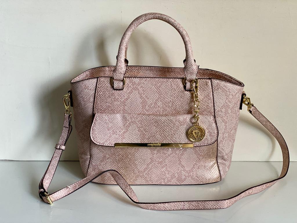anne klein rose gold luggage