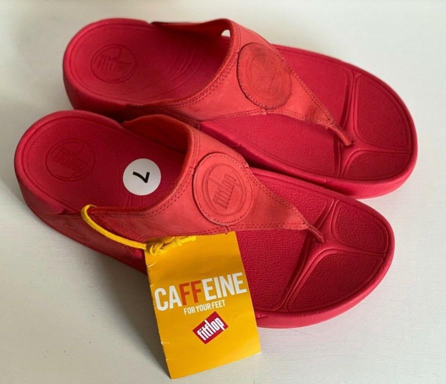 Red outlet fitflop sandals