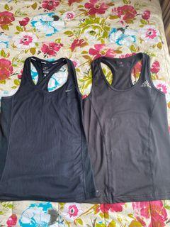 Nike & Adidas tank dri fit - 2pcs for 100k
