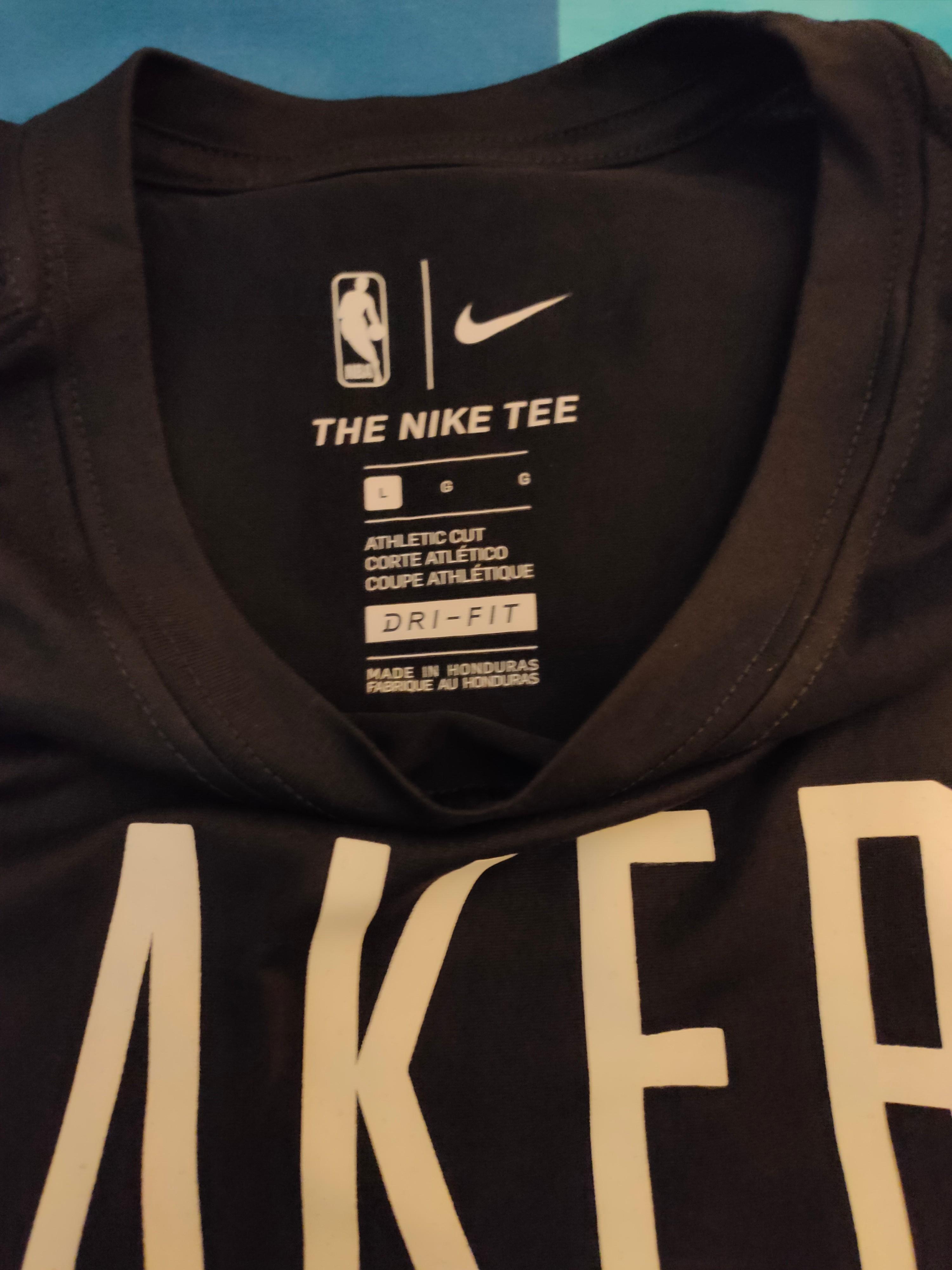 Nike Nba Lakers Tee Authentic Men S Fashion Clothes Tops On Carousell